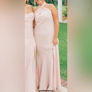 Elegant Pink Women's Dress